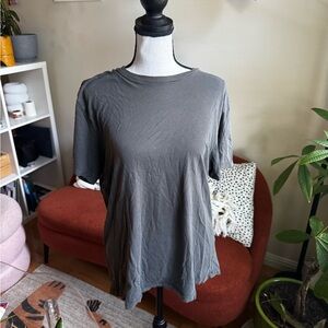 J. Crew Charcoal Short Sleeve Tee